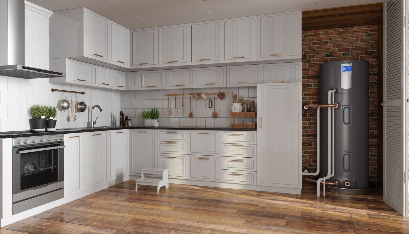 Bomba de calor en la cocina