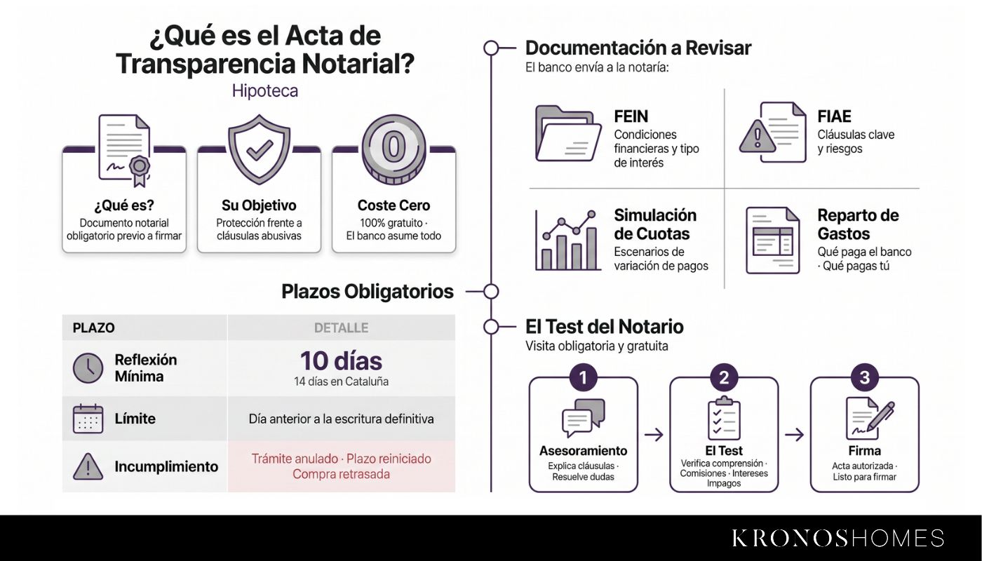 Infografia sobre el acta de transparencia