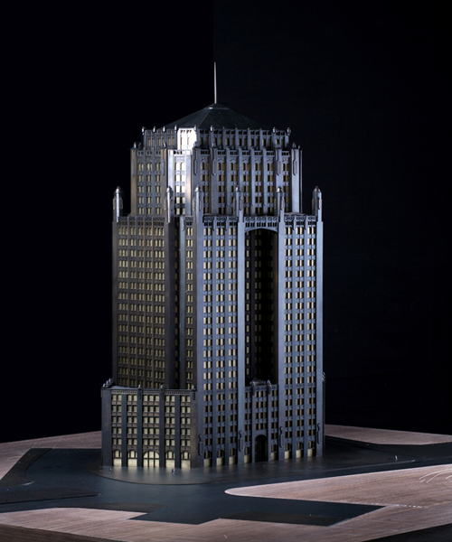 maqueta del edificio Selles-Miró