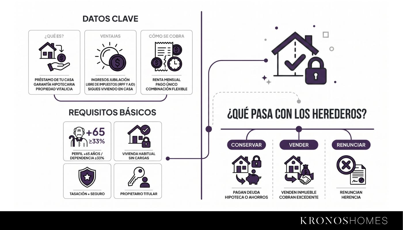 Infografía sobre la hipoteca inversa
