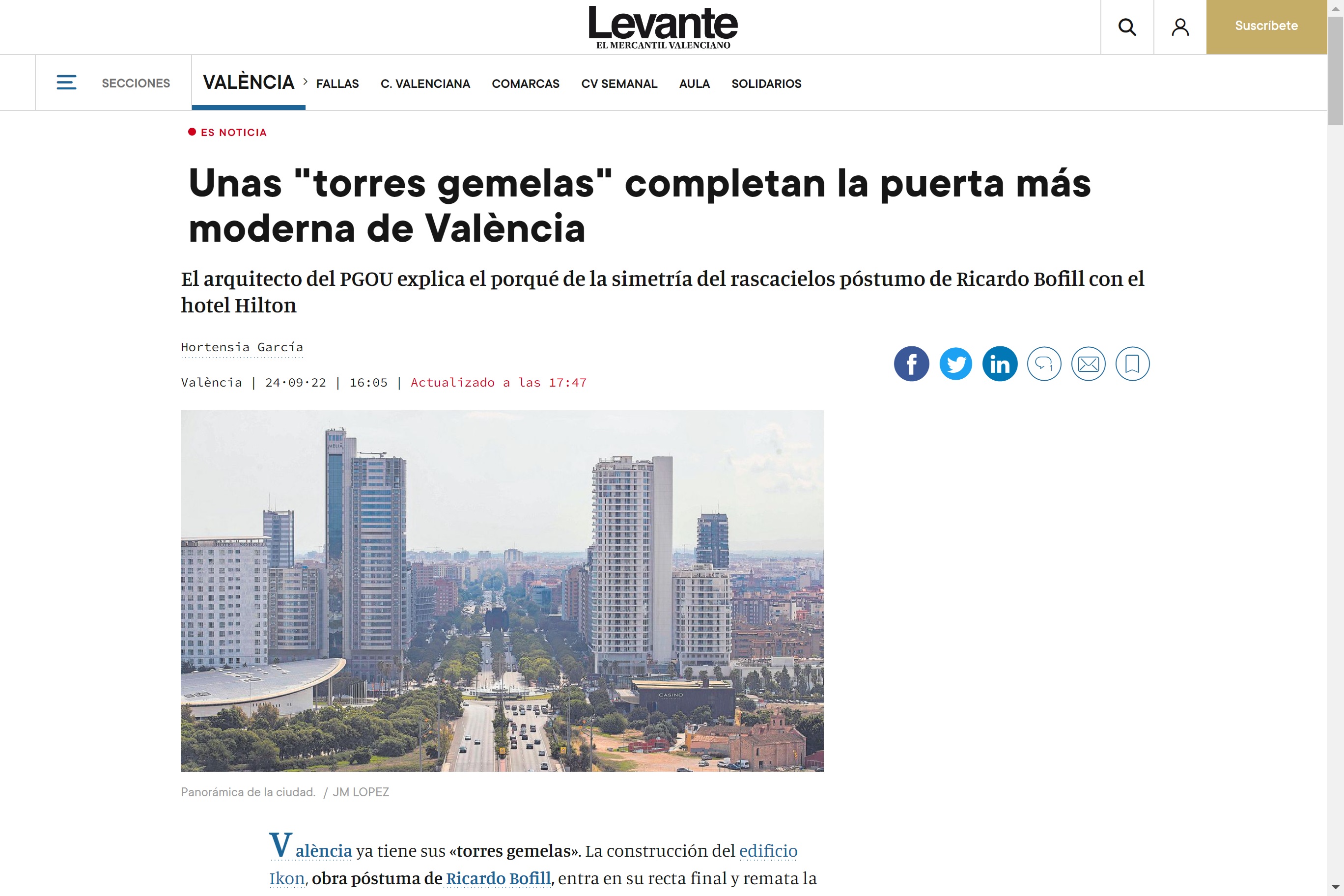 Ikon by Kronos Homes, un referente para el urbanismo valenciano