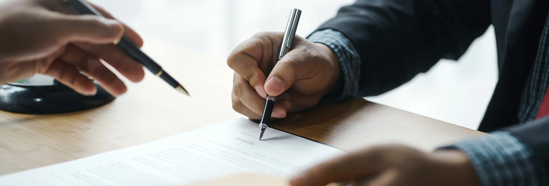 Firma de la subrogación de la hipoteca del promotor