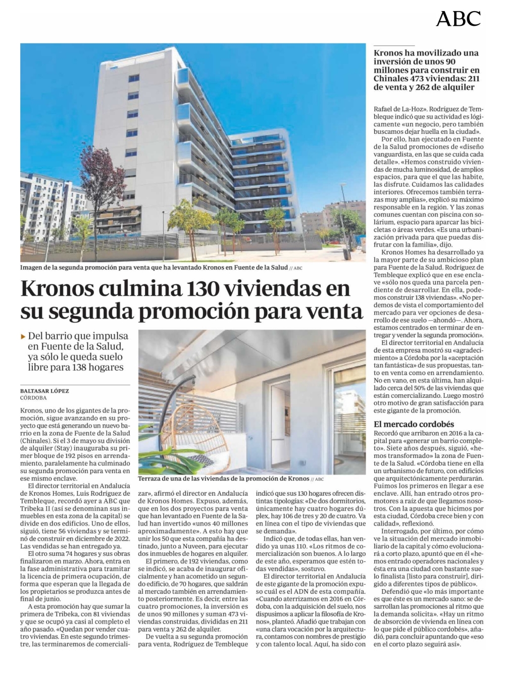 Kronos Homes finaliza Tribeka Fase II