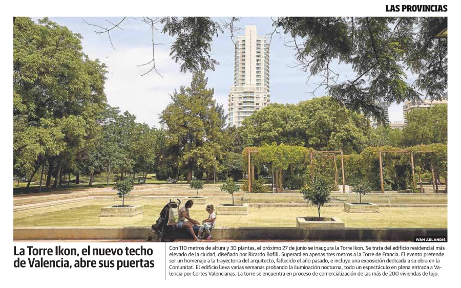Las Provincias informa sobre la inauguración de Ikon by Kronos Homes