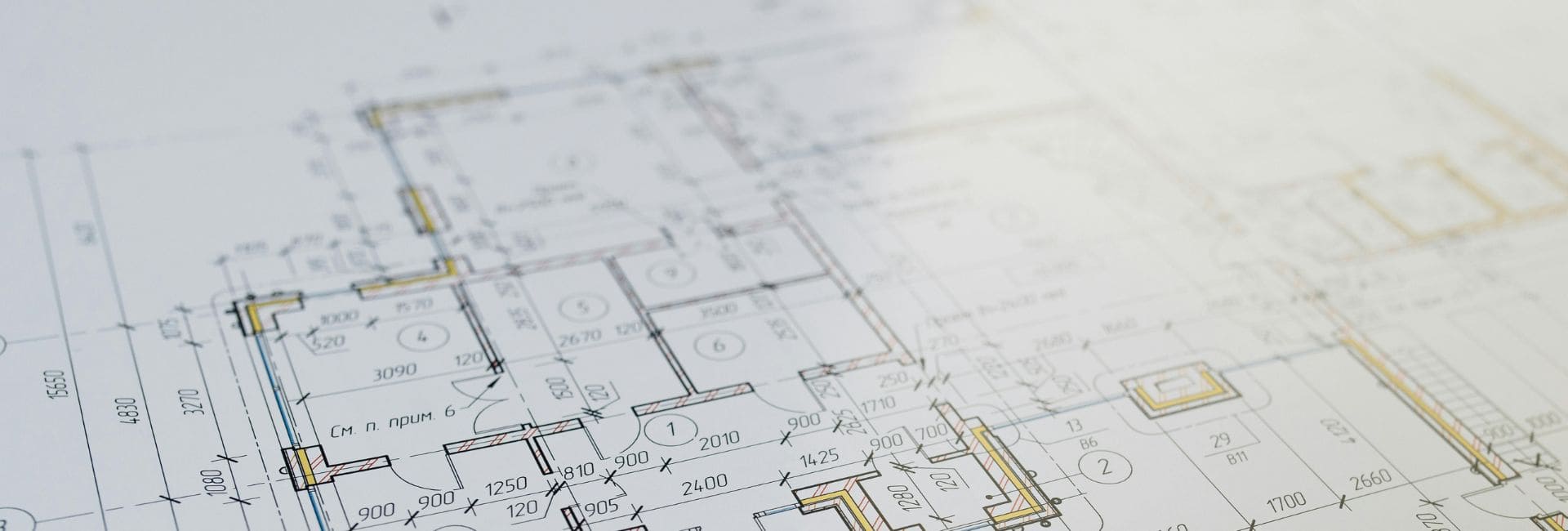Plano estructural de una vivienda