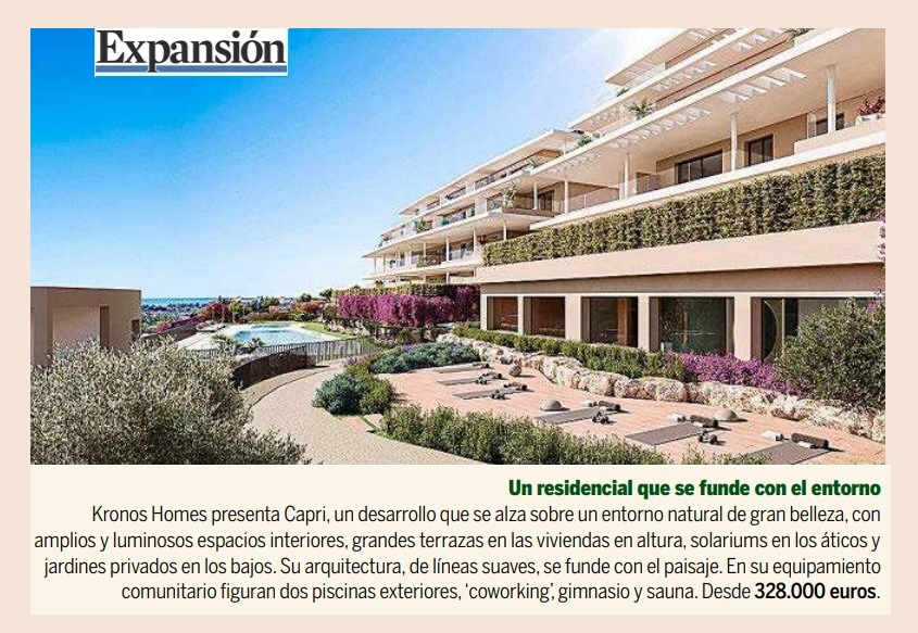 Capri, entre los mejores proyectos de Estepona