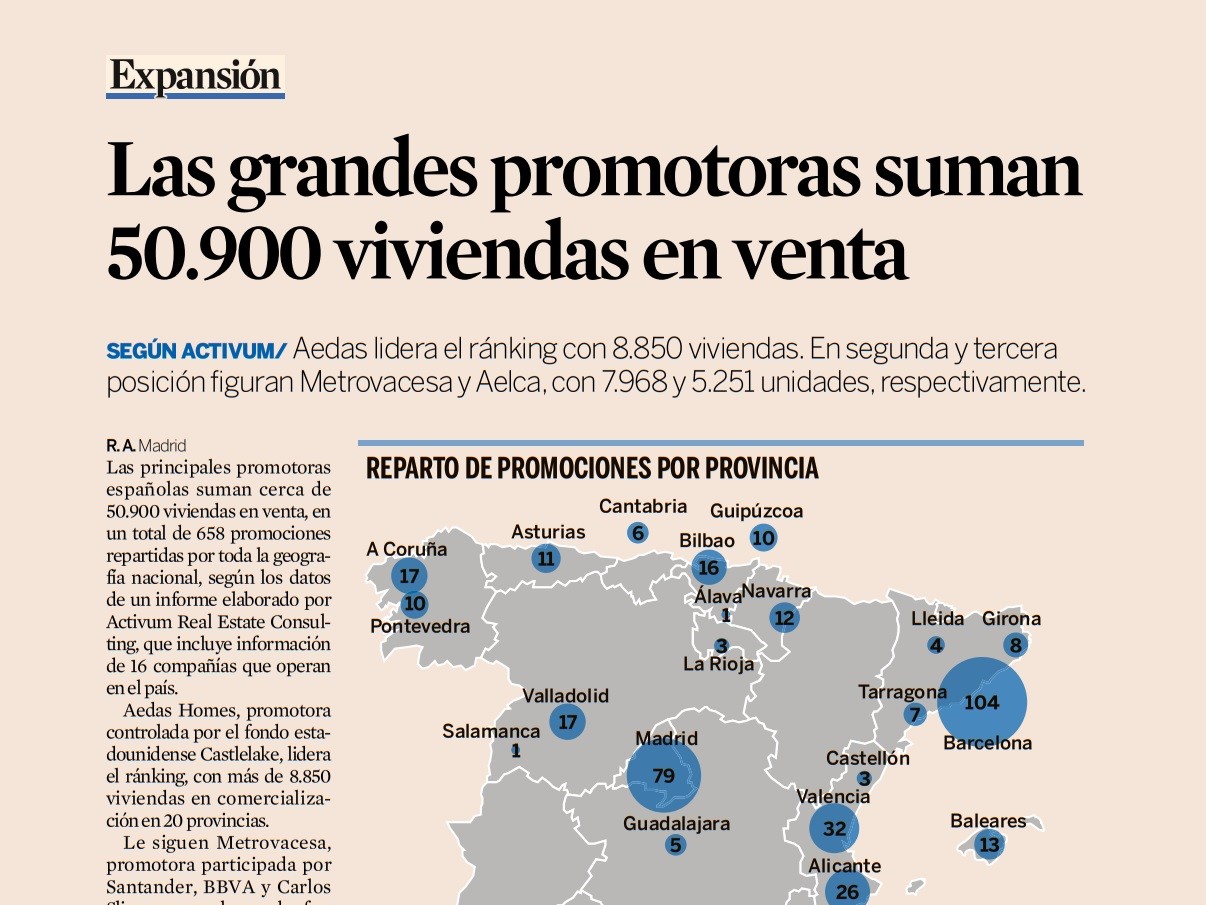 Kronos Homes, entre las principales promotoras 