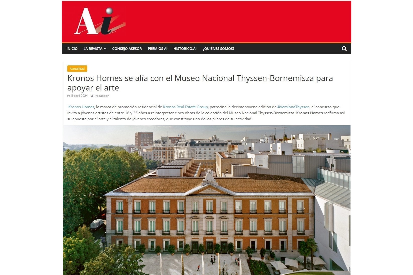 Kronos Homes & Thyssen Bornemisza