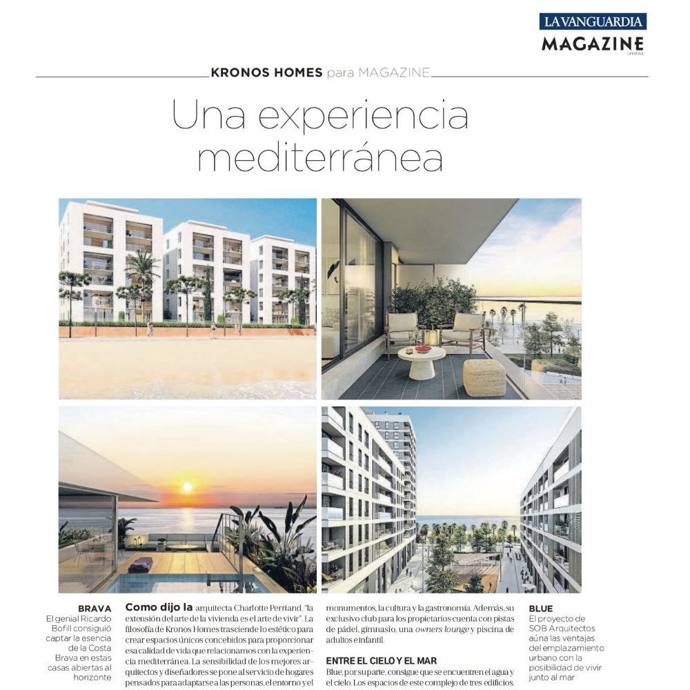 Brava y Blue en La Vanguardia